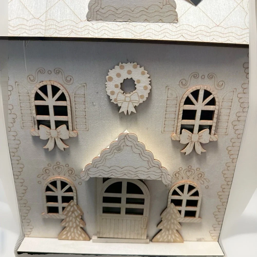 BRAND NEW W/TAGS Make Market DIY Christmas Wood Doll House